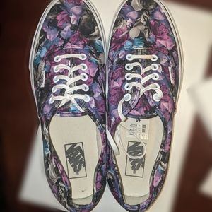 Floral Vans Size 11 Womens